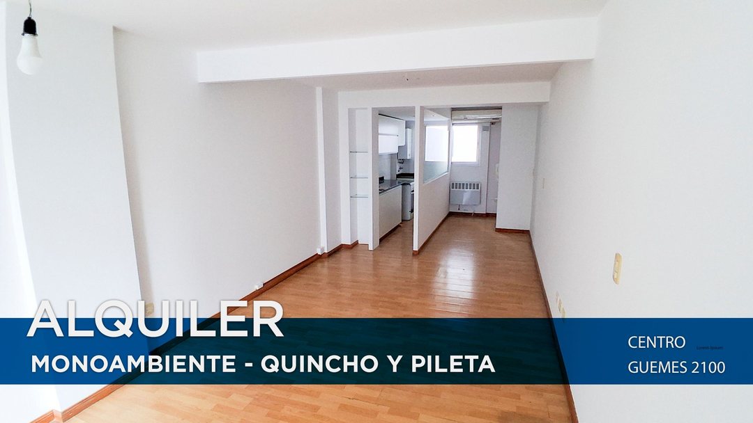 MONOAMBIENTE DIVIDIDO EN ALQUILER ZONA RIO/OROÑO
