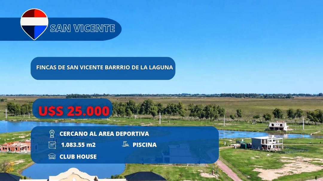 LOTE EN VENTA FINCAS DE SAN VICENTE BARRIO LAGUNA