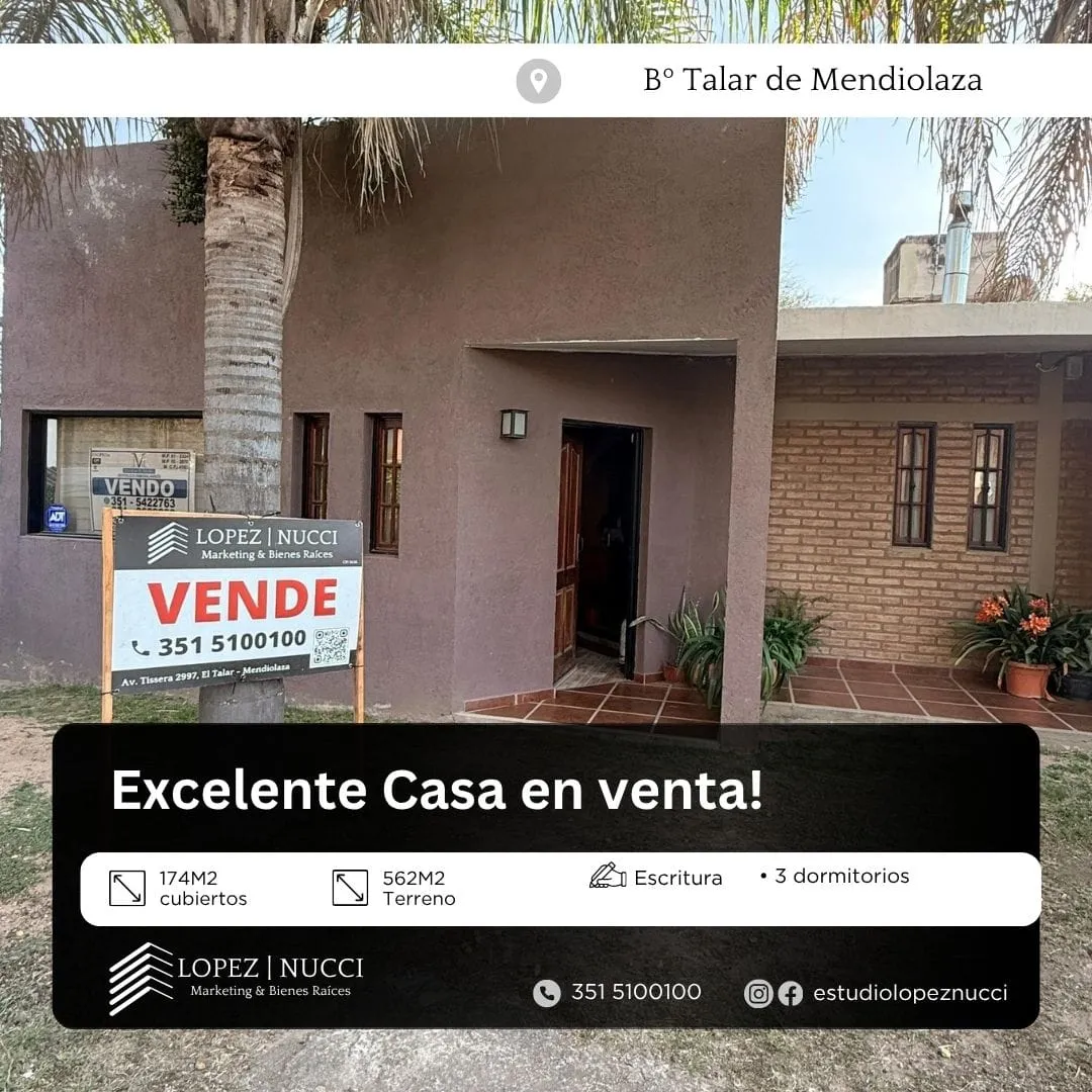 EXCELENTE CASA TALAR DE MENDIOLAZA 3 DORMITORIOS