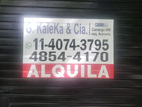 Local en Alquiler en Villa Crespo, CABA