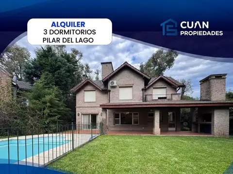 Casa en Alquiler Temporal en Pilar Del Lago, Countries y Barrios Cerrados en Pilar