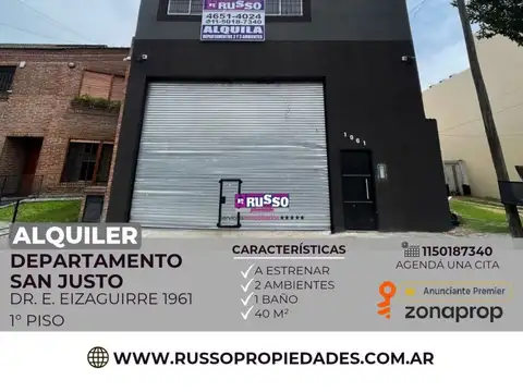 Departamento en Alquiler en San Justo, Partido de La Matanza