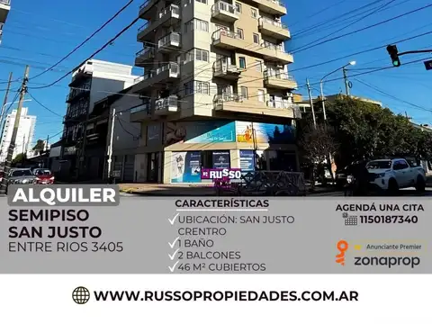 Departamento en Alquiler en San Justo, Partido de La Matanza