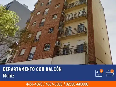 Departamento en Alquiler en Muñiz, Partido de San Miguel