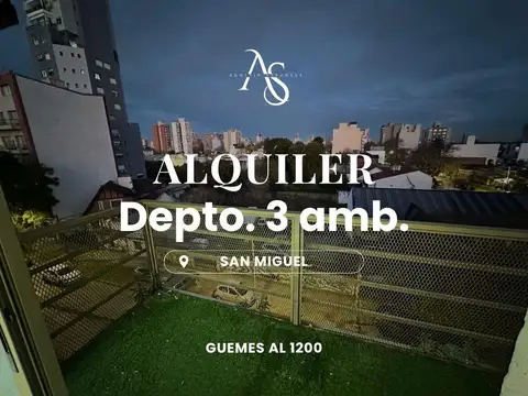 Departamento en Alquiler en San Miguel, Partido de San Miguel