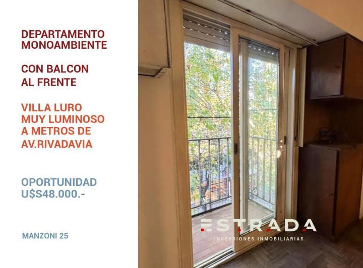 Departamento · 27m² · 1 Ambiente