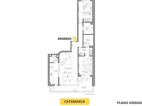 Departamento en Venta en Centro, Rosario