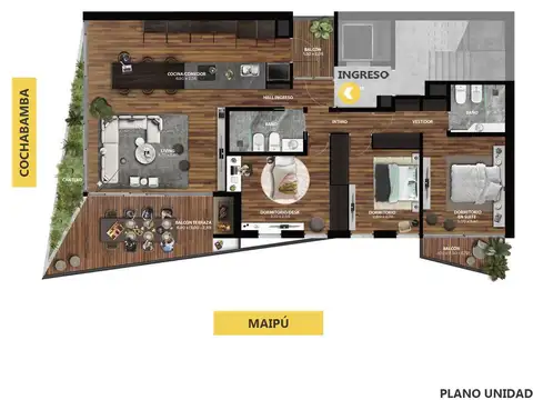 Departamento en Venta en Abasto, Rosario