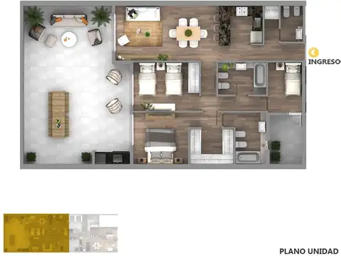 Departamento en Venta en Nuestra Señora De Lourdes, Rosario