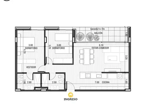Departamento en Venta en Funes, Rosario