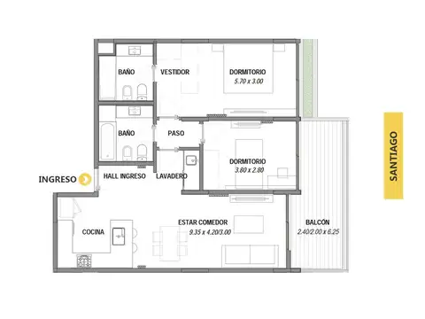 Departamento en Venta en Pichincha, Rosario