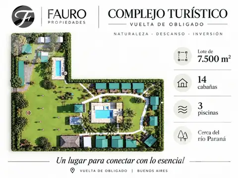 Hotel en Venta en Vuelta de Obligado, Partido de San Pedro