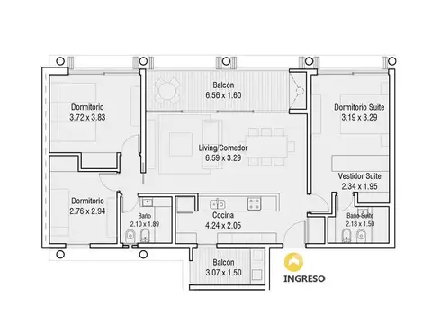 Departamento en Venta en Centro, Rosario