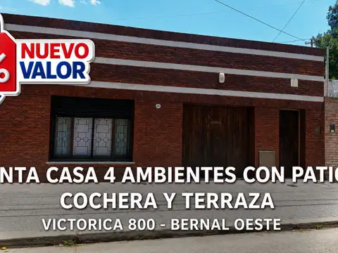 Casa en Venta en Bernal Oeste, Partido de Quilmes