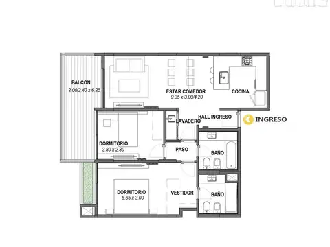 Departamento en Venta en Pichincha, Rosario