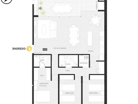 Departamento en Venta en Abasto, Rosario