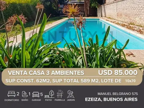 Casa en Venta en Tristán Suárez, Partido de Ezeiza