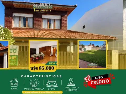 Casa en Venta en Faro, Mar del Plata