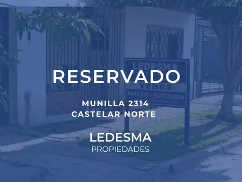Casa en Venta en Castelar, Partido de Morón