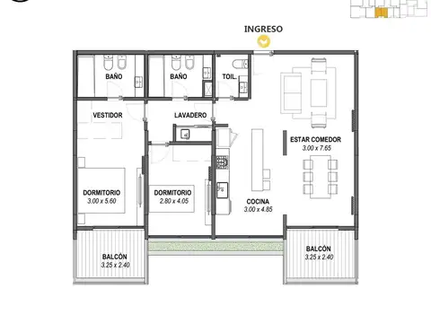 Departamento en Venta en Pichincha, Rosario