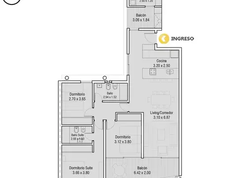 Departamento en Venta en Centro, Rosario