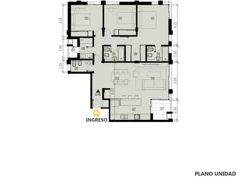 Departamento en Venta en Centro, Rosario