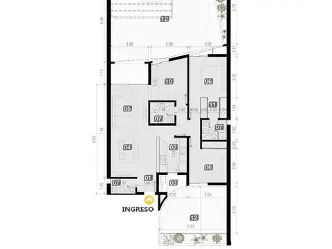Departamento en Venta en Centro, Rosario