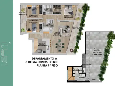 Departamento en Venta en Centro, Rosario