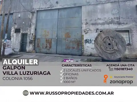 Galpón en Alquiler en San Justo, Partido de La Matanza