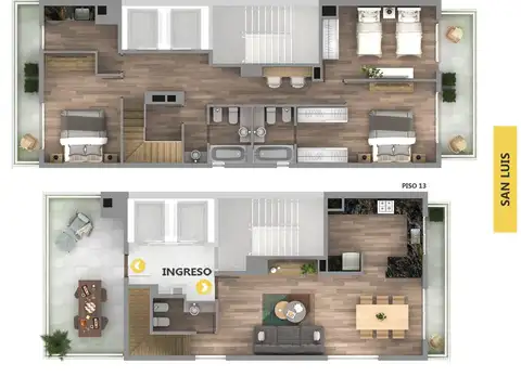 Departamento en Venta en Nuestra Señora De Lourdes, Rosario