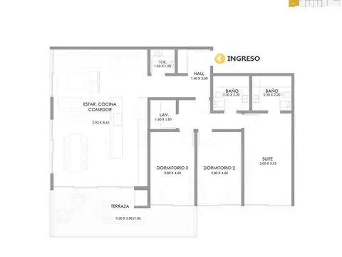 Departamento en Venta en Pichincha, Rosario