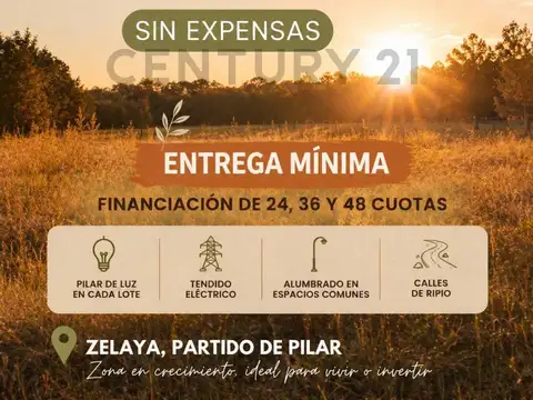 Terreno en Venta en Zelaya, Partido de Pilar
