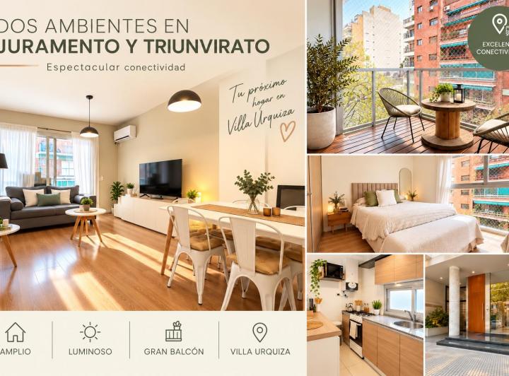 Departamento · 35m² · 2 Ambientes