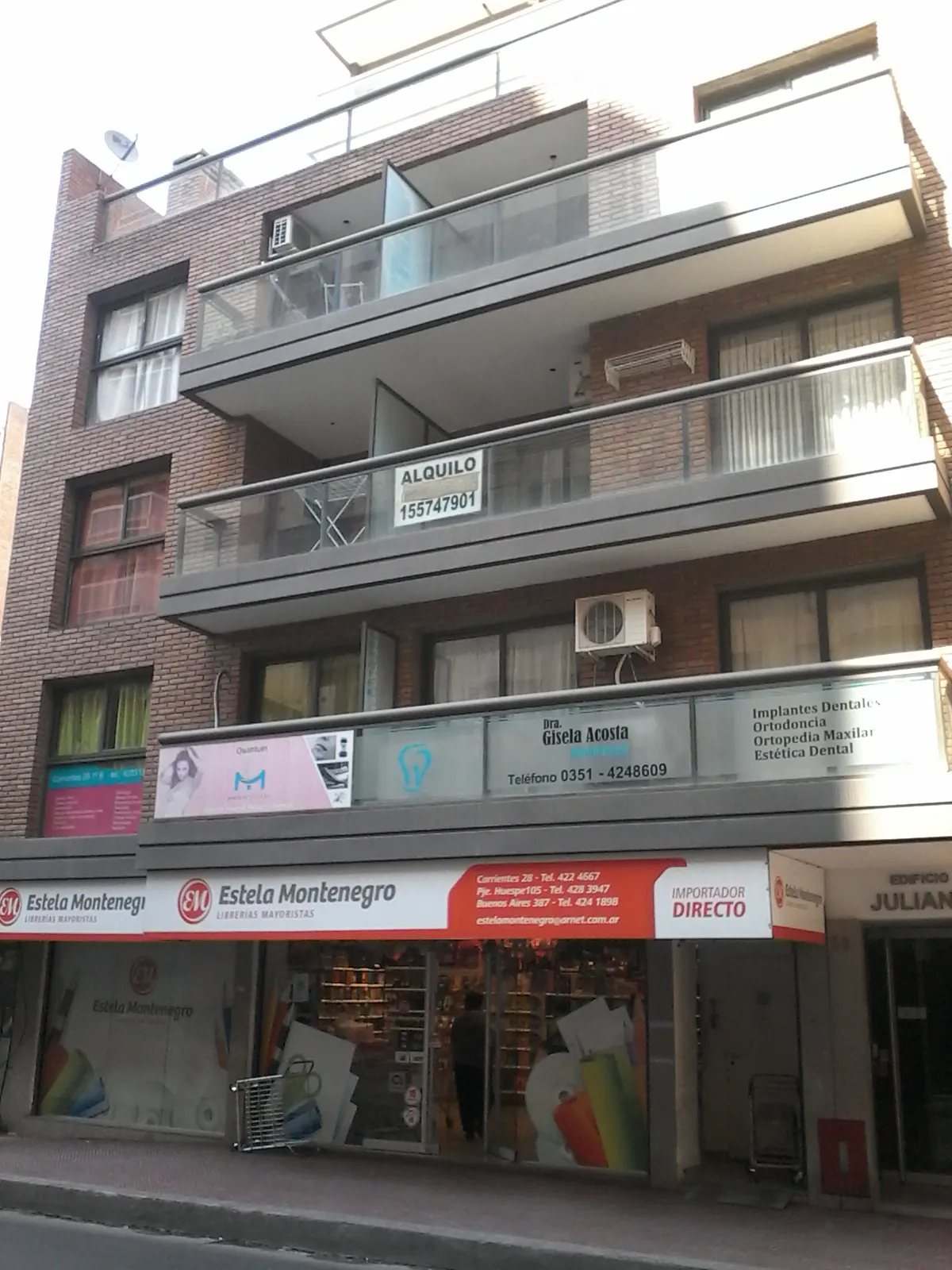 Alq. Dpto 1 dormitorio, Corrientes 28, Centro