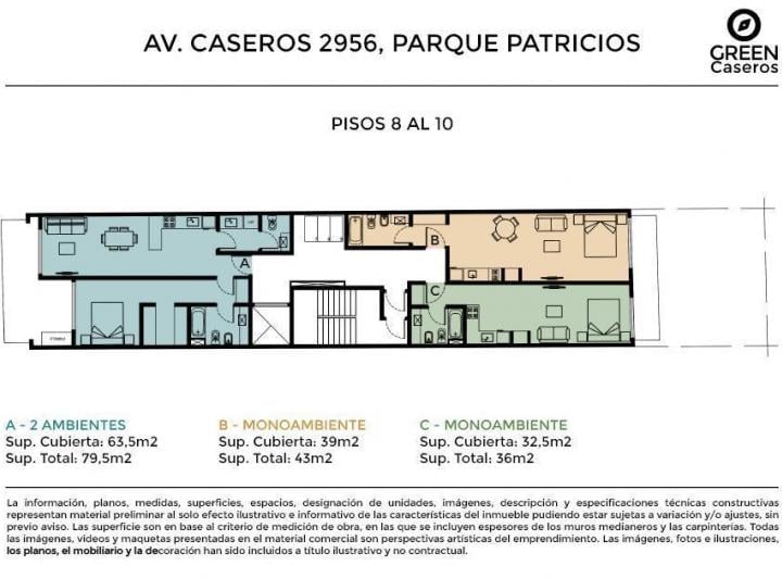 Departamento · 32m² · 1 Ambiente
