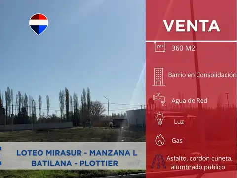 Terreno en Venta en Plottier, Confluencia