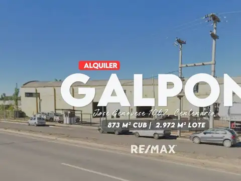 Galpón en Alquiler en Centenario, Confluencia