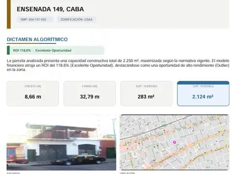 Terreno en Venta en Floresta, CABA