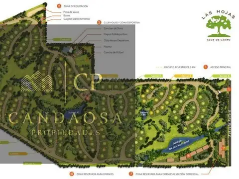 Terreno en Venta en Club de Campo Las Hojas, Countries y Barrios Cerrados en Marcos Paz