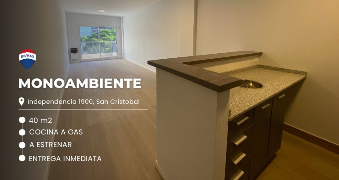 DEPARTAMENTO MONOAMBIENTE EN VENTA SAN CRISTOBAL