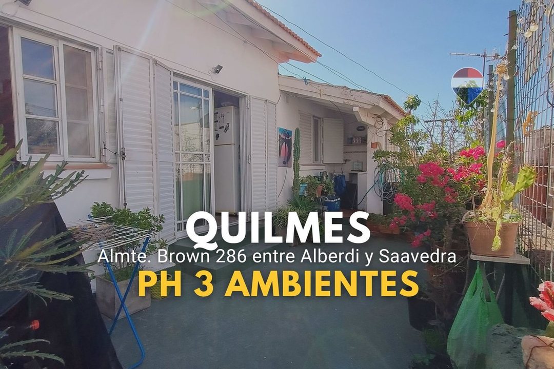 VENTA PH 3 AMBIENTES EN QUILMES CENTRO
