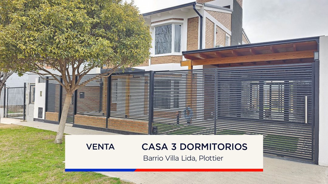 CASA 3 DORMITORIOS VILLA LIDA - PLOTTIER