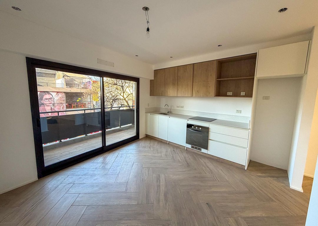 Depto 2 amb a estrenar con balcón en Palermo Soho