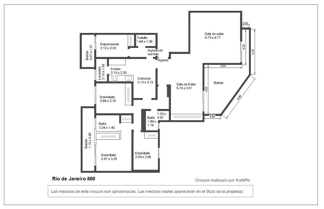 DEPARTAMENTO 4 AMB/DEPENDENCIA/COCHERA /V.CRESPO