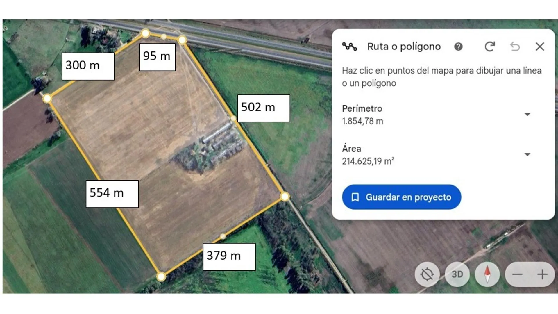 DUGGAN 21 HECTAREAS - LATERAL SOBRE RUTA 8 - RE TASADO