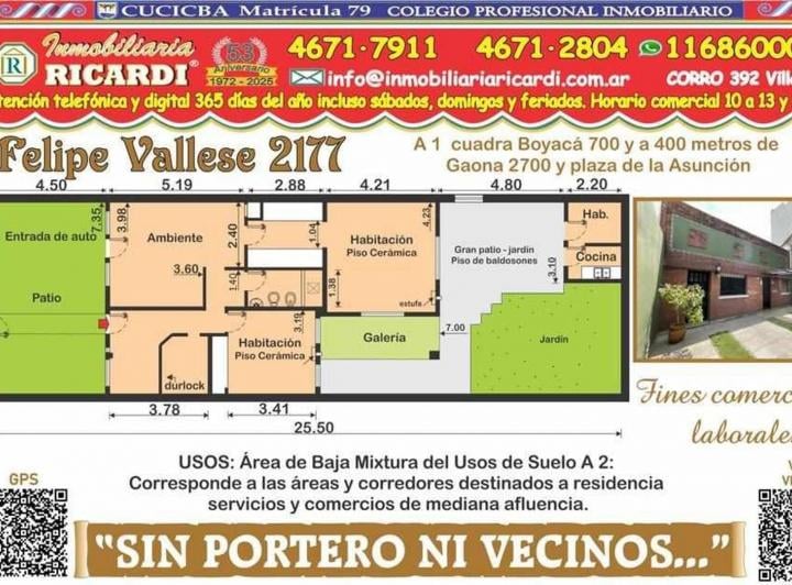 Casa · 120m² · 3 Ambientes · 1 Cochera