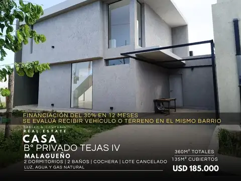 Casa en Venta en Tejas 4, Malagueño