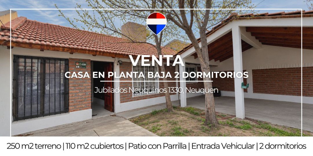 VENTA CASA EN PLANTA BAJA NEUQUEN