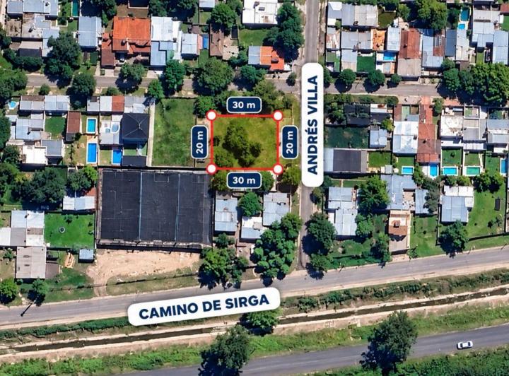 Terreno · 600m²