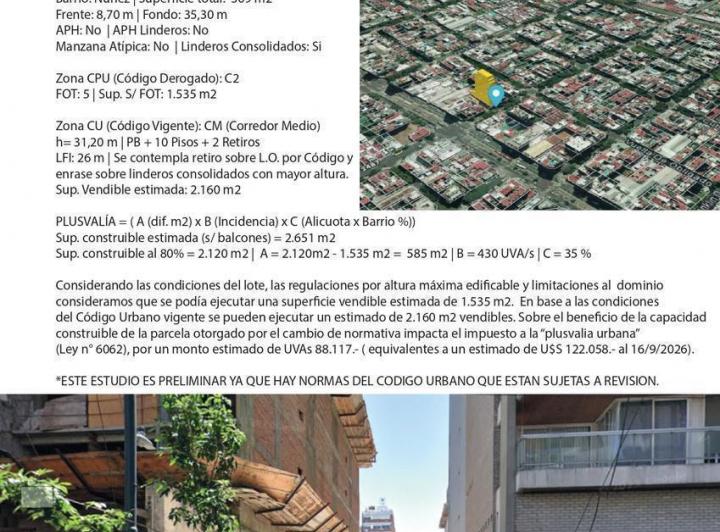 Terreno · 309m²